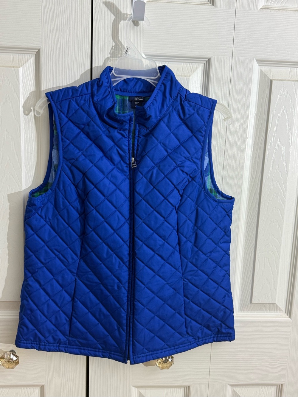 Basic Editions Royal Blue Quilted Kids Vest